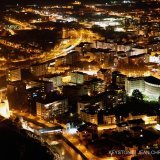 Ville de Martigny de nuit